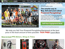 Tablet Screenshot of ppgtrader.com